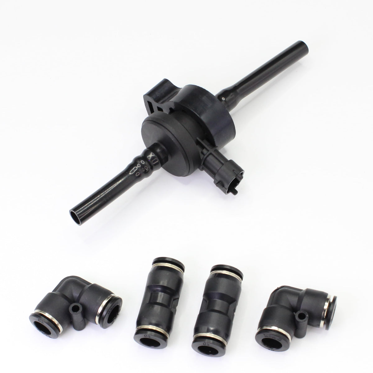 TOPMV purge valve front view showing valve body and electrical plug for easy fit