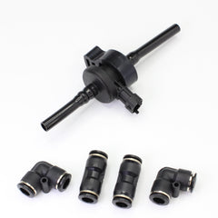 TOPMV purge valve front view showing valve body and electrical plug for easy fit