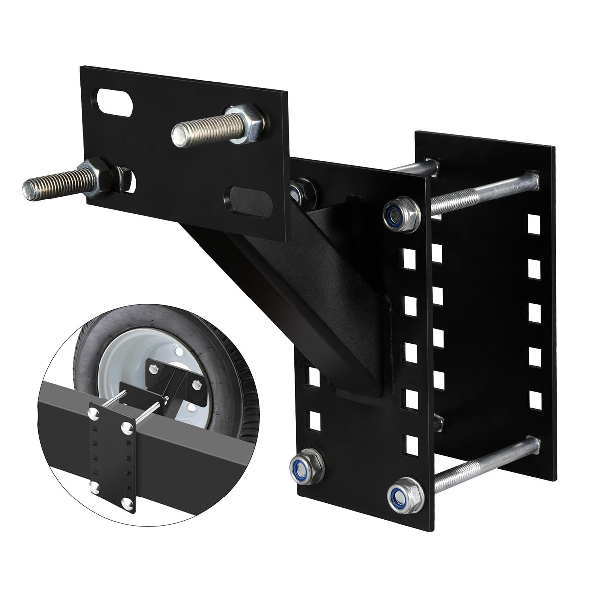 TOPSHINE front view of carrier showing secure mounting and easy access