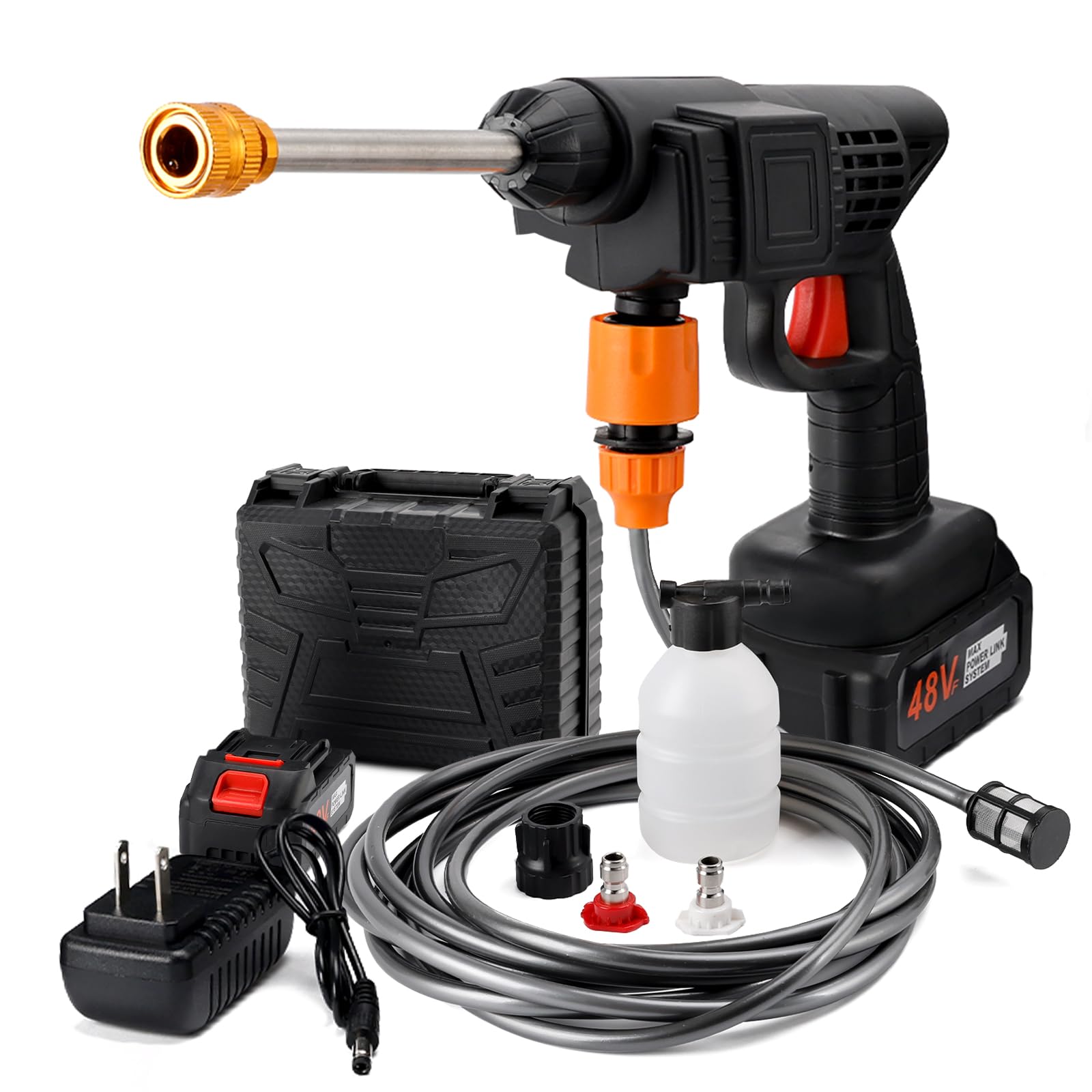 Topteng Power Blaster Plus front view showing compact design and portability benefit