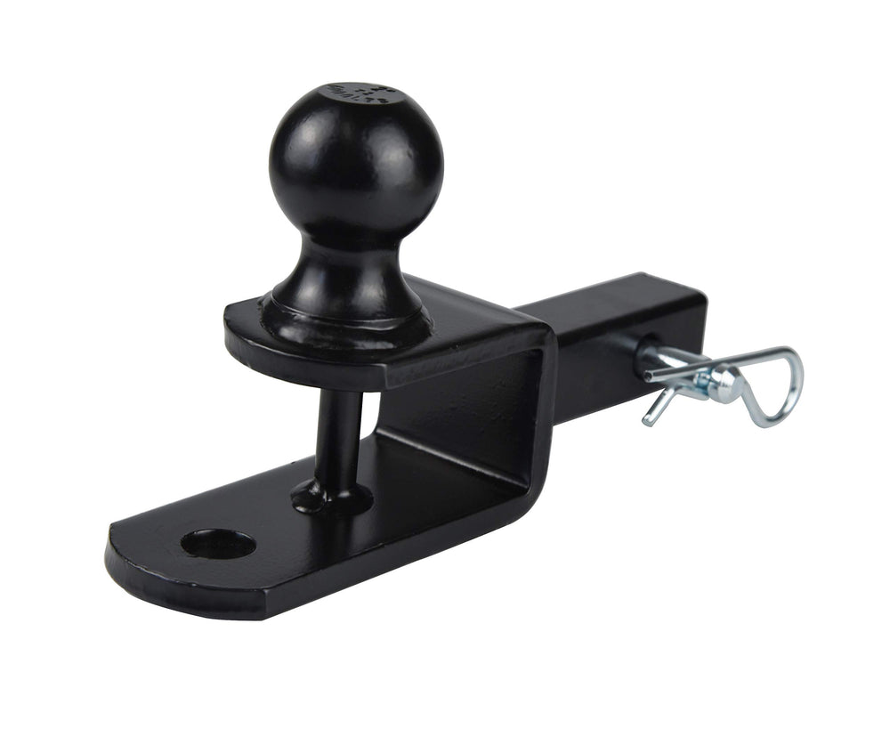 TOPTOW installed on ATV receiver illustrating ready-to-haul convenience