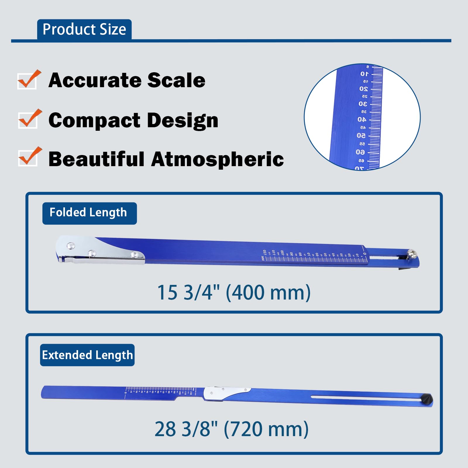 TOPVOP tapered cone close-up fitting axle for precise centering and reliable readings