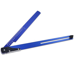 TOPVOP front view of folding sag scale shows sturdy build and portability benefit