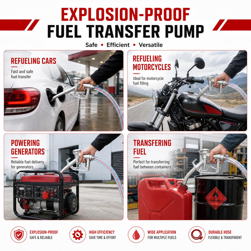 TOPWAY pump used to refuel boat demonstrating field use and safe, efficient transfer
