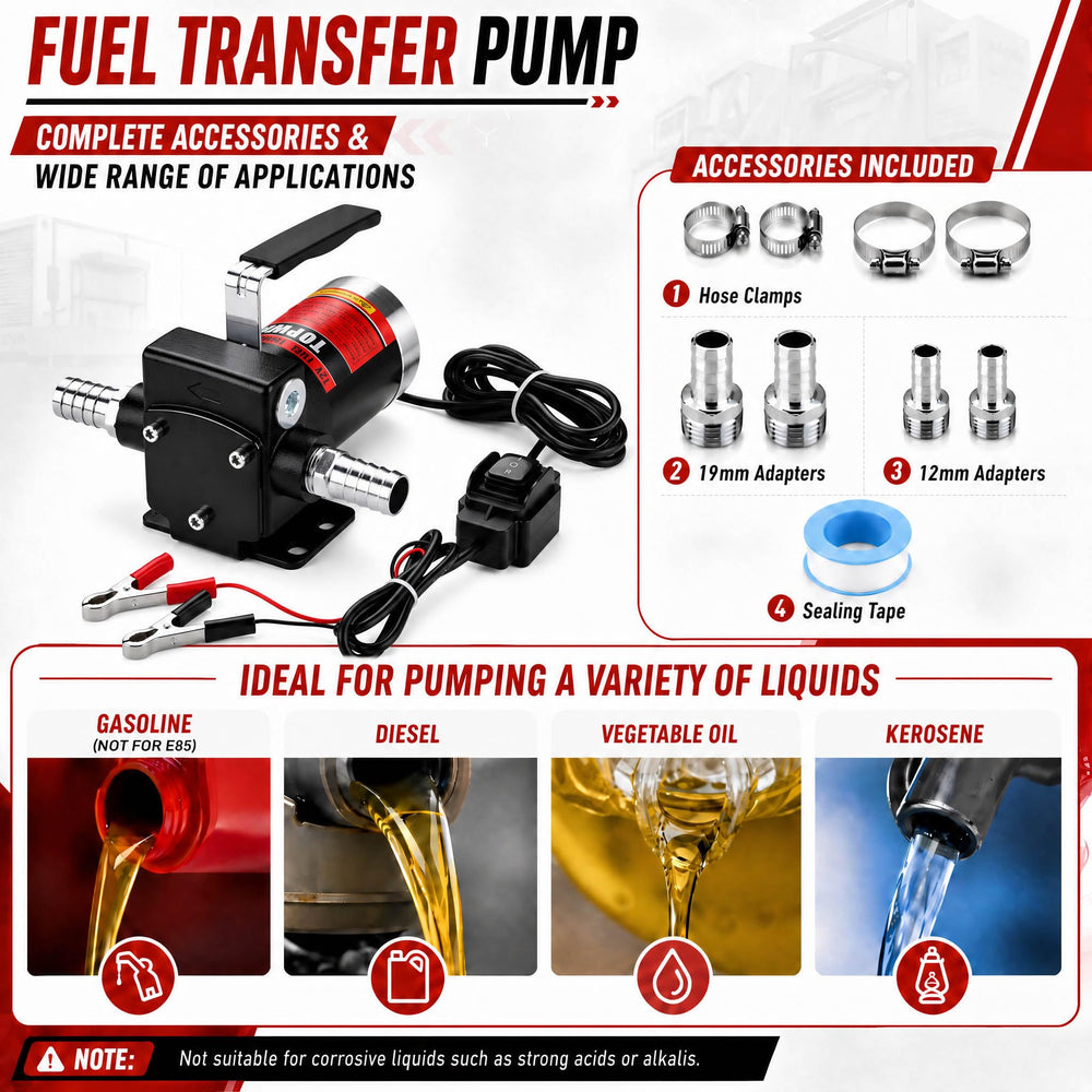 TOPWAY pump next to hands for scale showing portable size and easy transportability