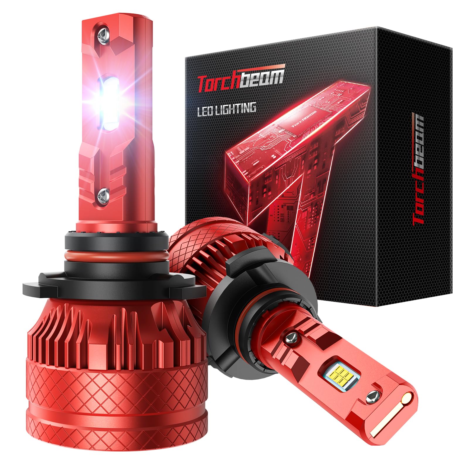 Torchbeam front view pack of 2 showing plug-and-play benefit