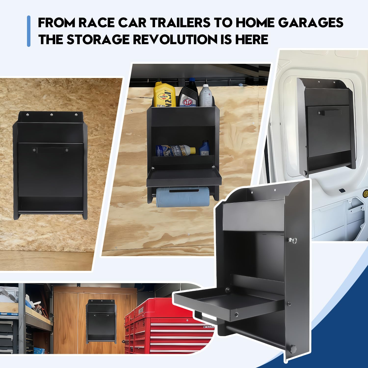 Tordale lifestyle trailer installation showing tidy workspace on the go