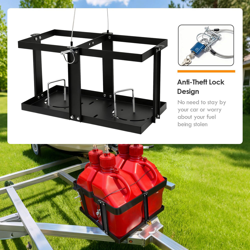 Tordale lock and steel cable detail showing anti-theft protection benefit