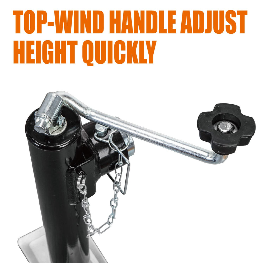 Torin height adjustment markings showing 10.5 to 20.5 inch range for accurate setup