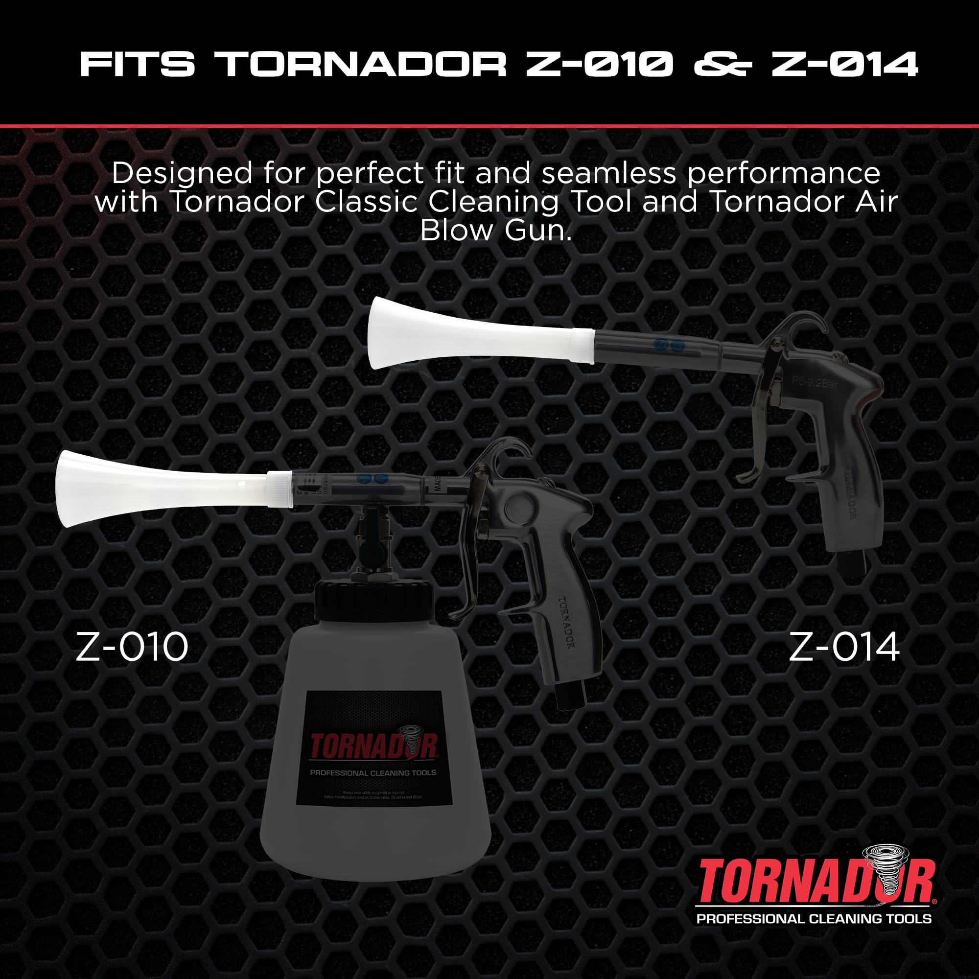 Tornador CT-190 beside ruler demonstrating compact size and compatibility
