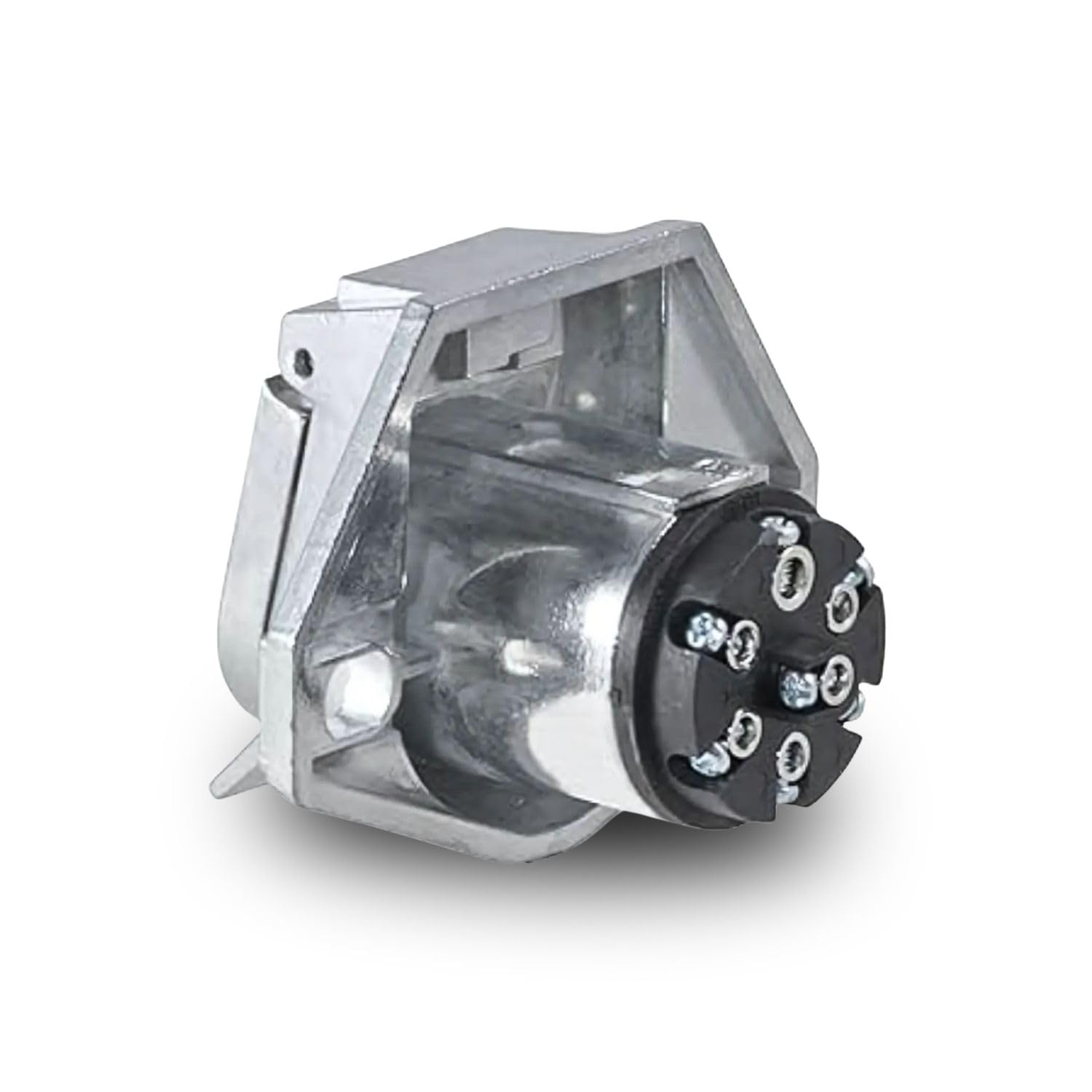 Torque socket connected to trailer plug in use demonstrating safe, dependable towing connection