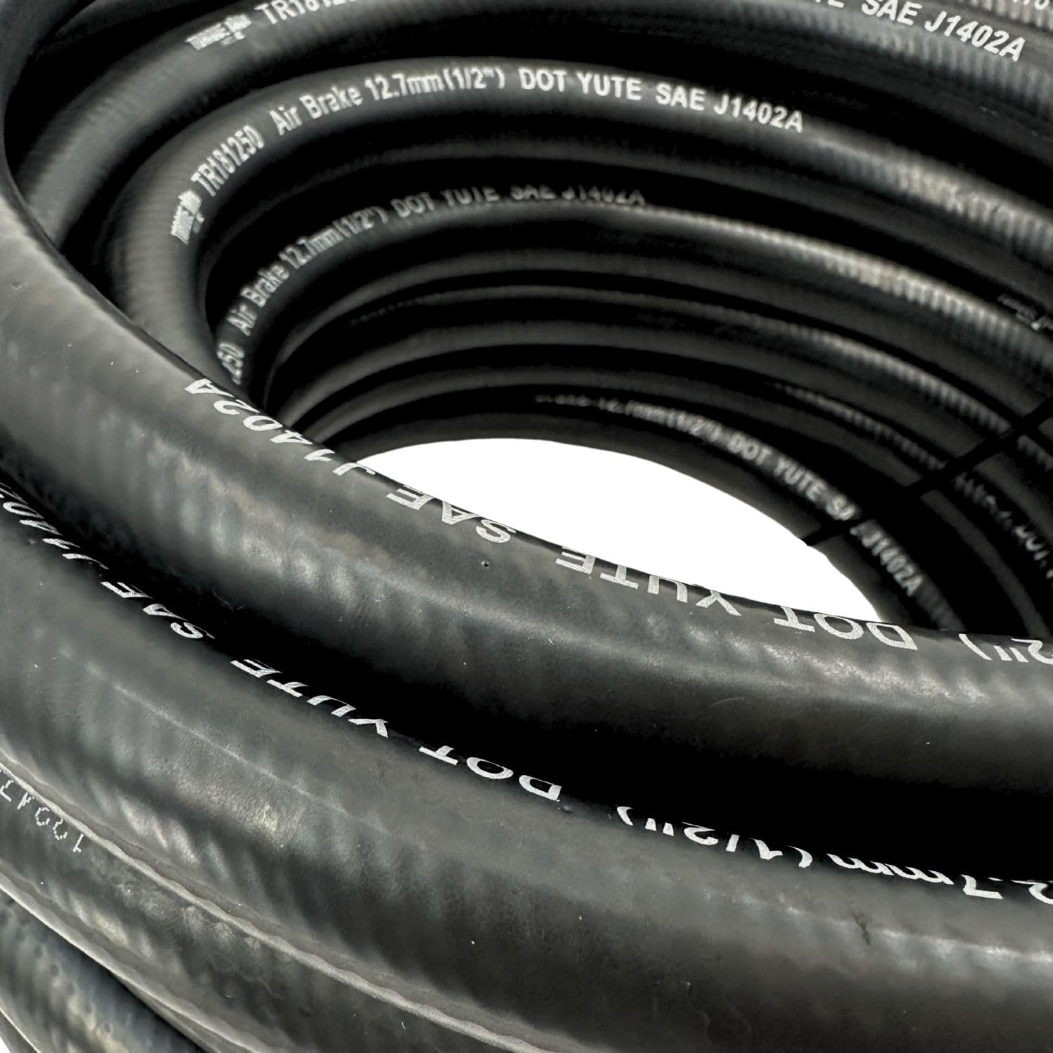 Torque trimmed hose end with thread fitting demonstrating easy cut-to-length installation