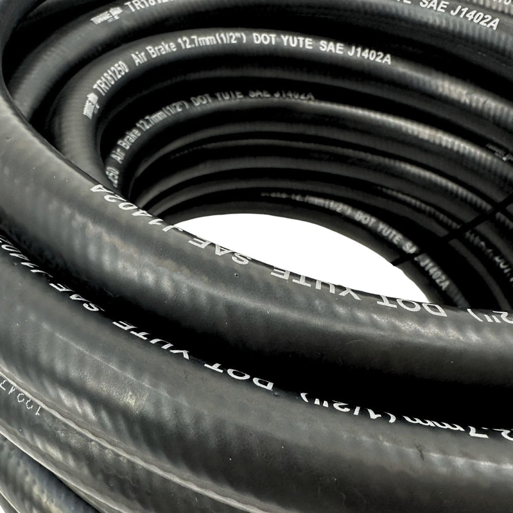 Torque trimmed hose end with thread fitting demonstrating easy cut-to-length installation