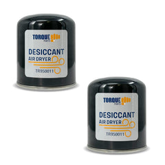 Torque front view of air dryer cartridges showing form and fit benefits