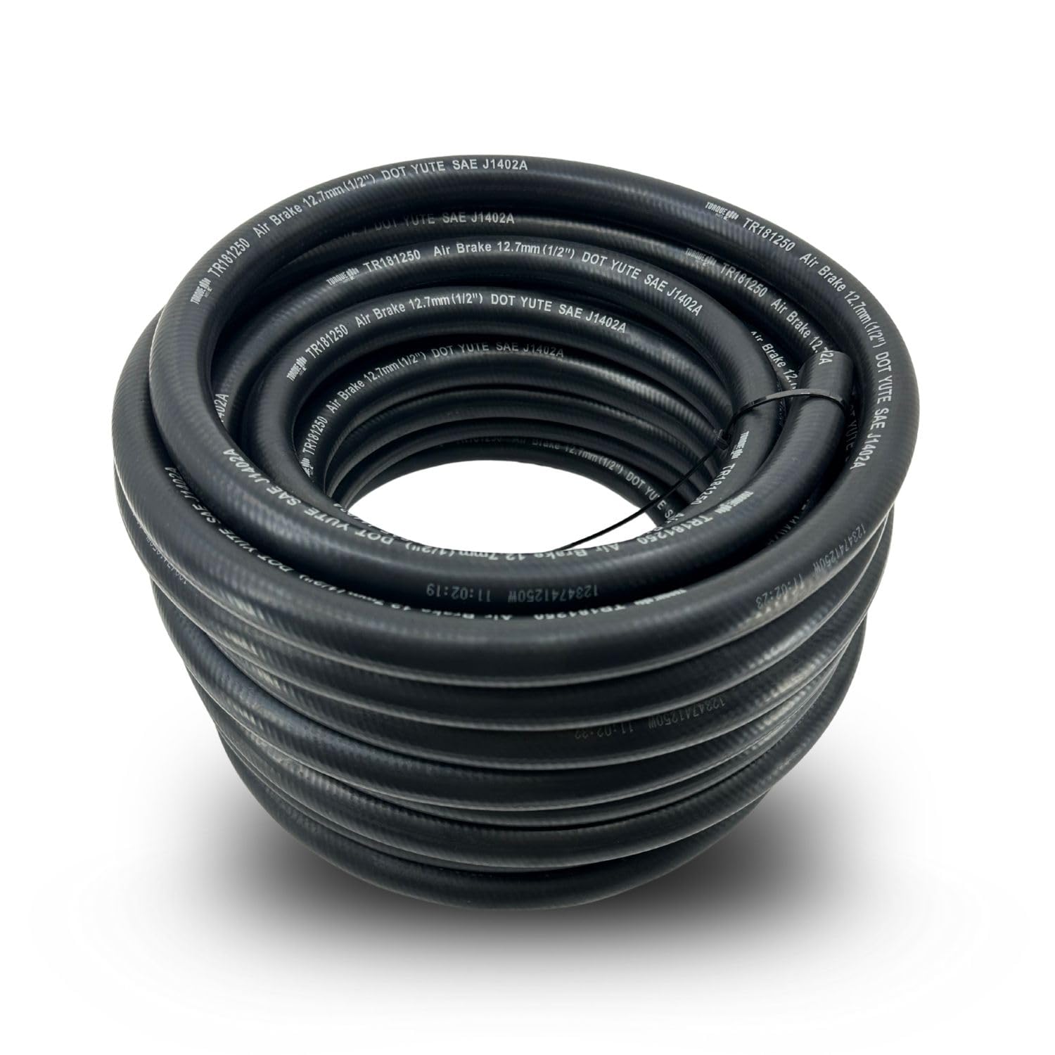 Torque close-up of rubber texture highlighting abrasion resistance and flexibility