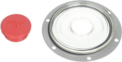 Torque hubcap window rubber plug close view showing seal durability benefit