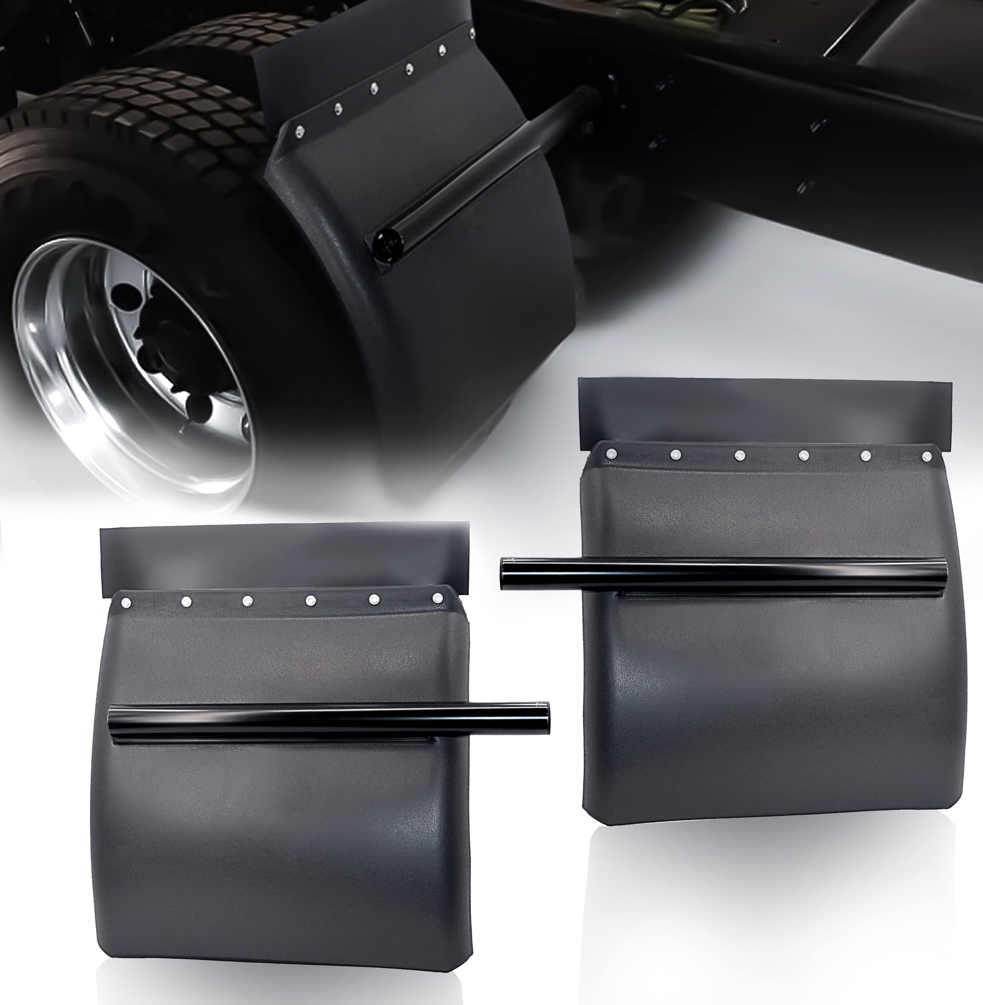 TORQUE front view of 24x24 fender showing low-profile protection