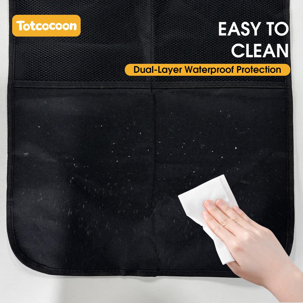 TotCocoon next to child car seat illustrating X-large size coverage