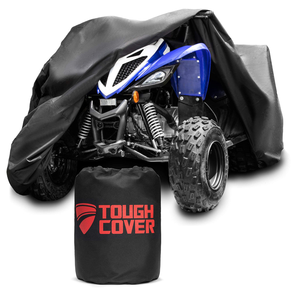Tough Cover front view showing full ATV protection and weather resistance