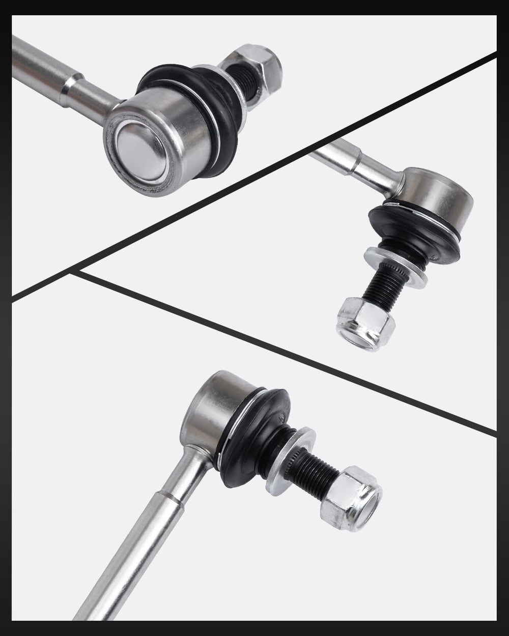 TOVASTY installed on front suspension demonstrating direct-fit replacement benefit
