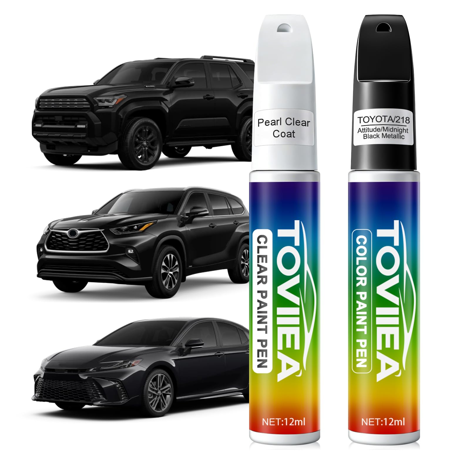 Toviiea front packaging showing complete touch up kit and benefits