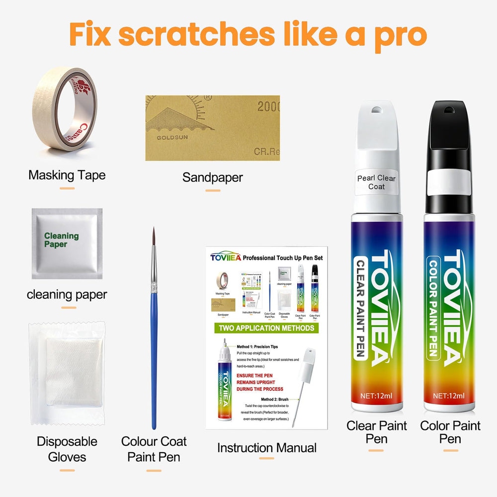 Toviiea applied on a Ford panel demonstrating color-match benefit