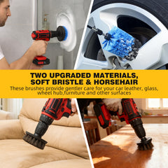TOWBRUS sponge and wool pads detail for polishing and applying sealants evenly