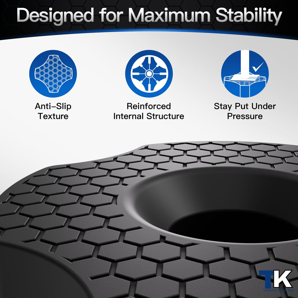 TOWKING ergonomic grip and drain holes for easier handling and quick drying