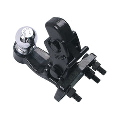 TOWKING chrome-plated 2-inch hitch ball close-up for corrosion resistance and strength