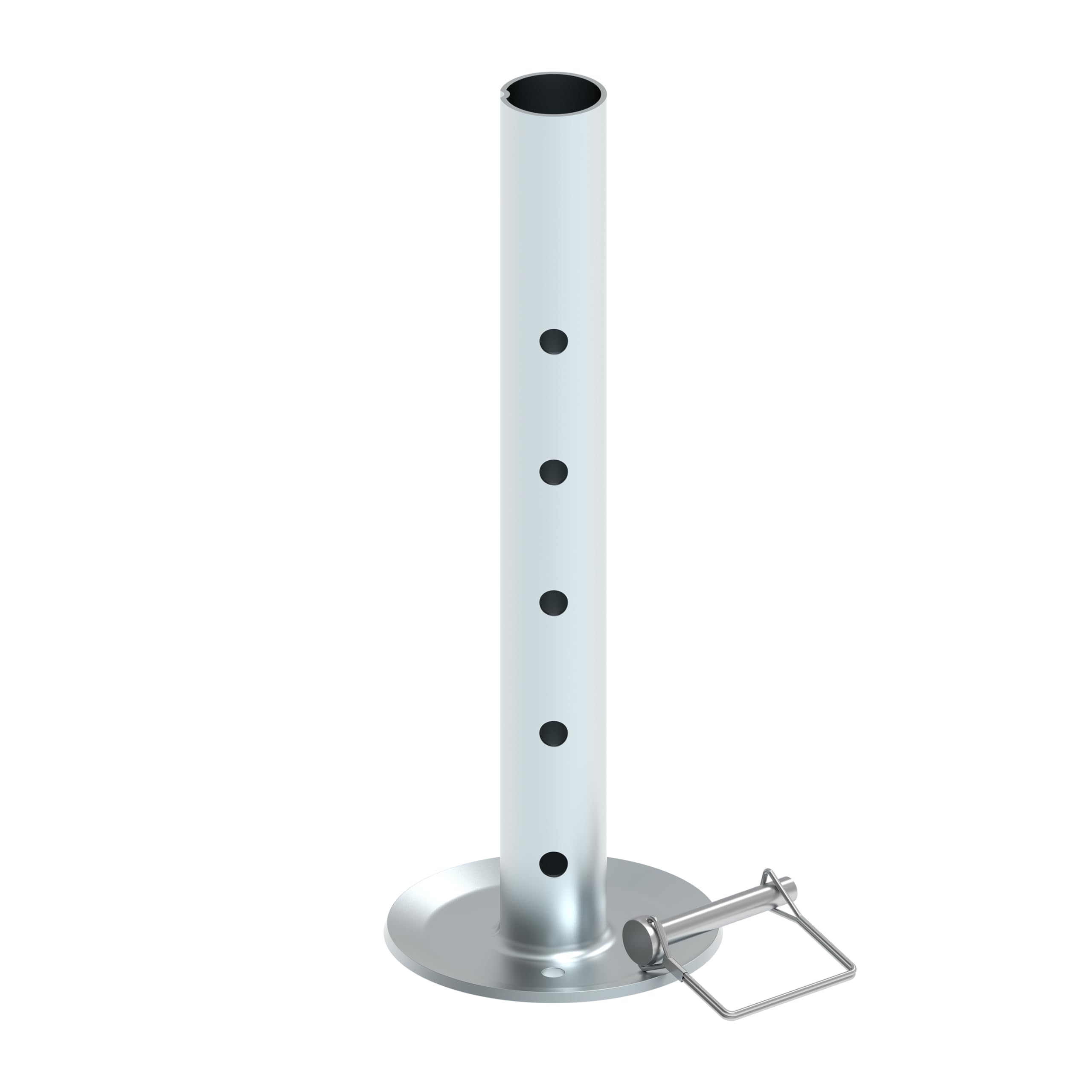 TOWKING jack next to measuring tape showing compact size and clear scale