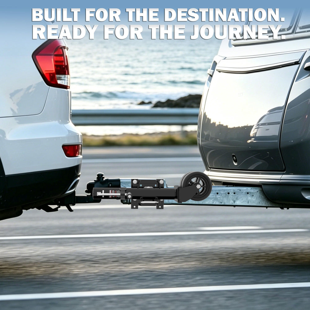 TOWKING lifestyle image at lake demonstrating dependable launching support