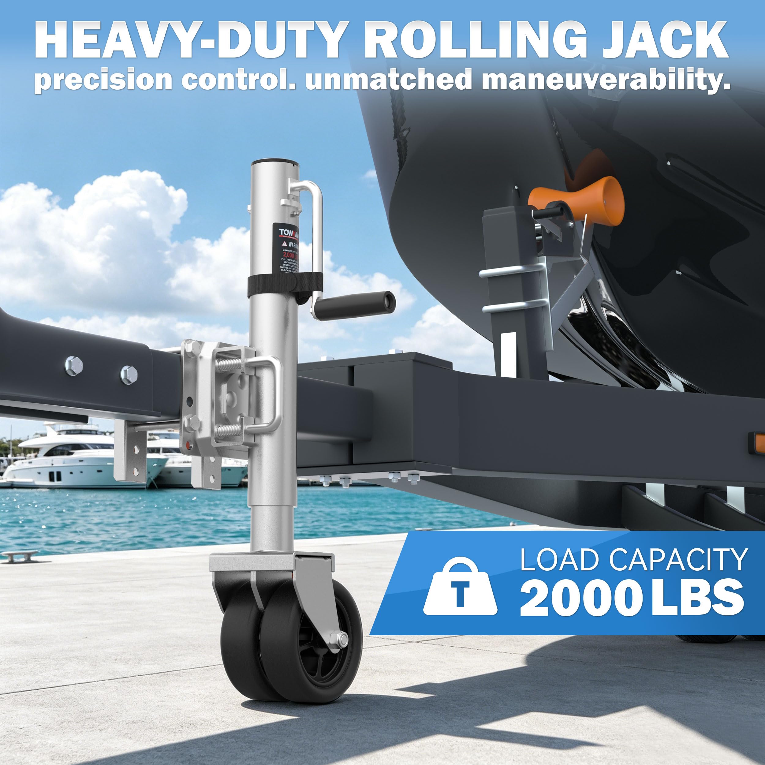 TOWKING packaged with included mounting hardware for hassle-free setup
