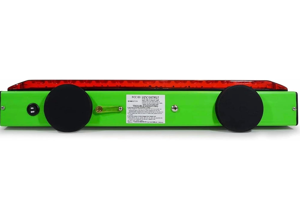TowMate light bar in use on a trailer on the highway providing clear signaling