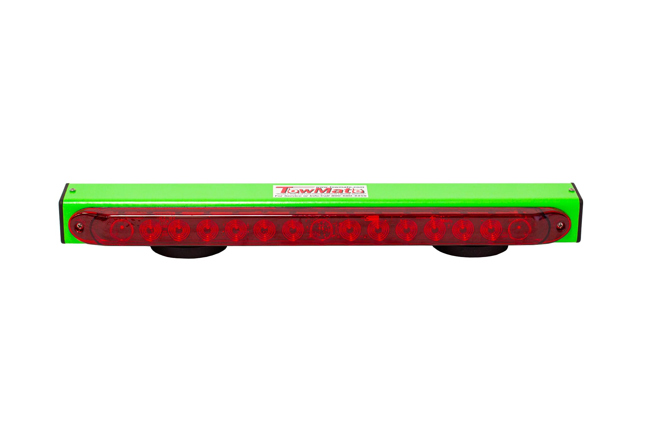 TowMate LED close-up detail highlighting durable LEDs and improved visibility