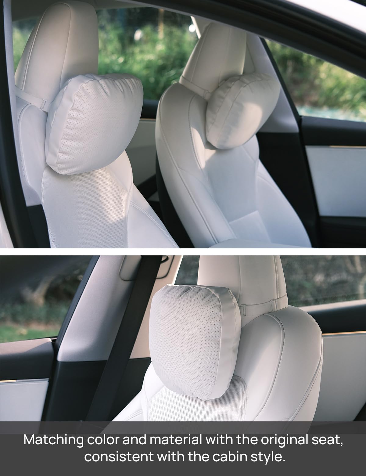 TPARTS lifestyle shot in car showing improved neck support while driving