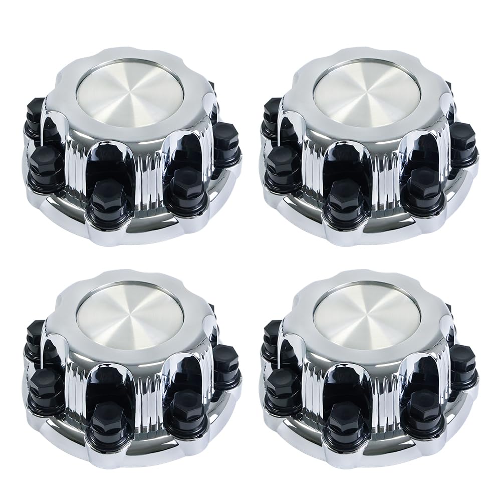 tpengine packaged set of four center caps ready to replace damaged or missing caps