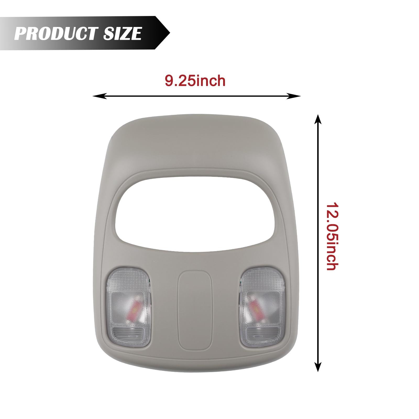 TQPONLY installed in Dodge Ram headliner showing restored interior lighting benefit