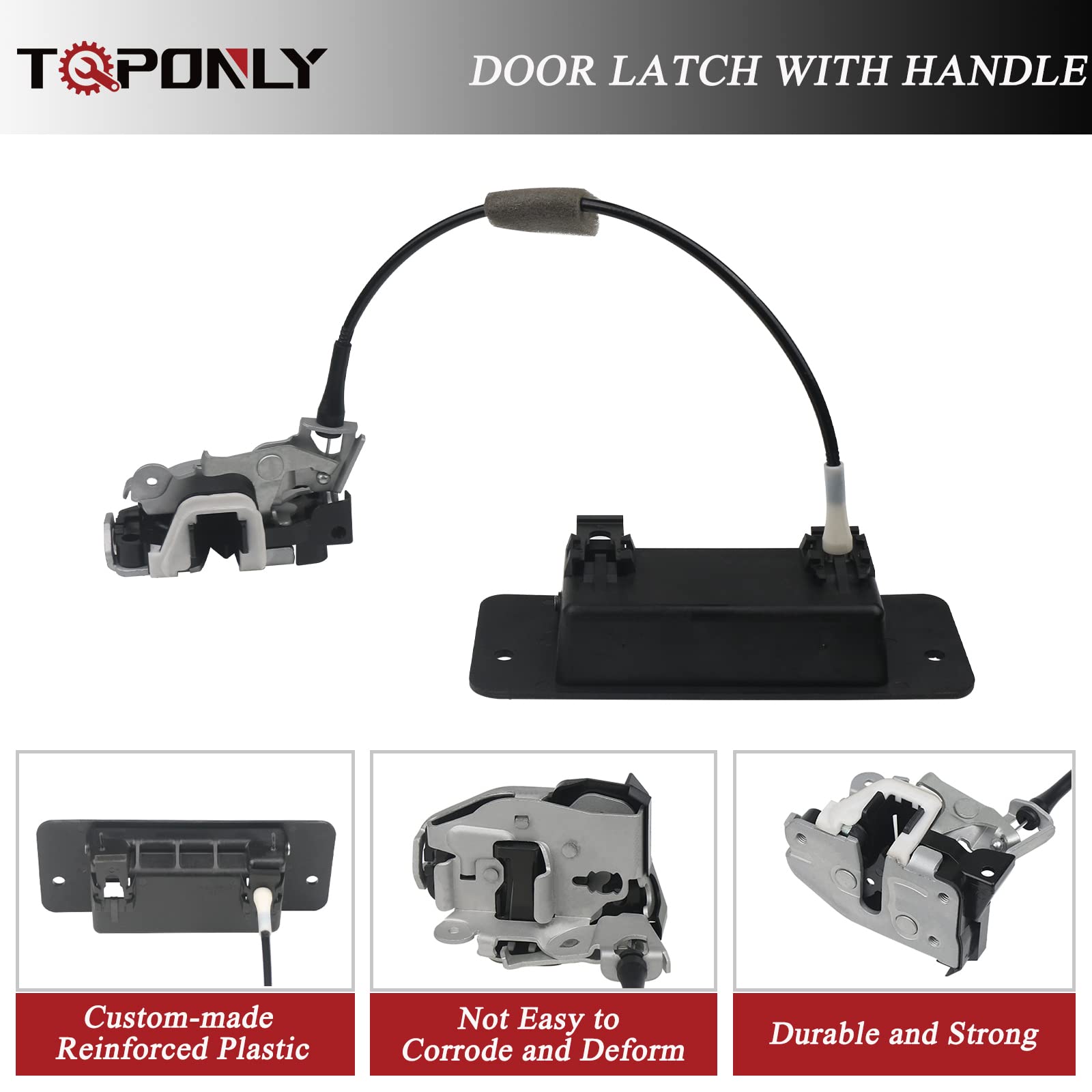 TQPONLY installed on van door to show scale and correct fitment benefit