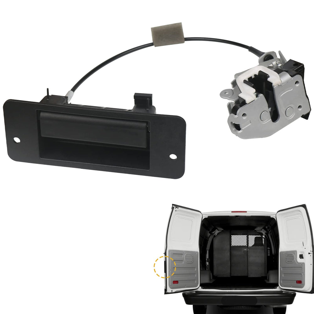 TQPONLY front view of latch assembly showing fitment and sturdy construction benefit