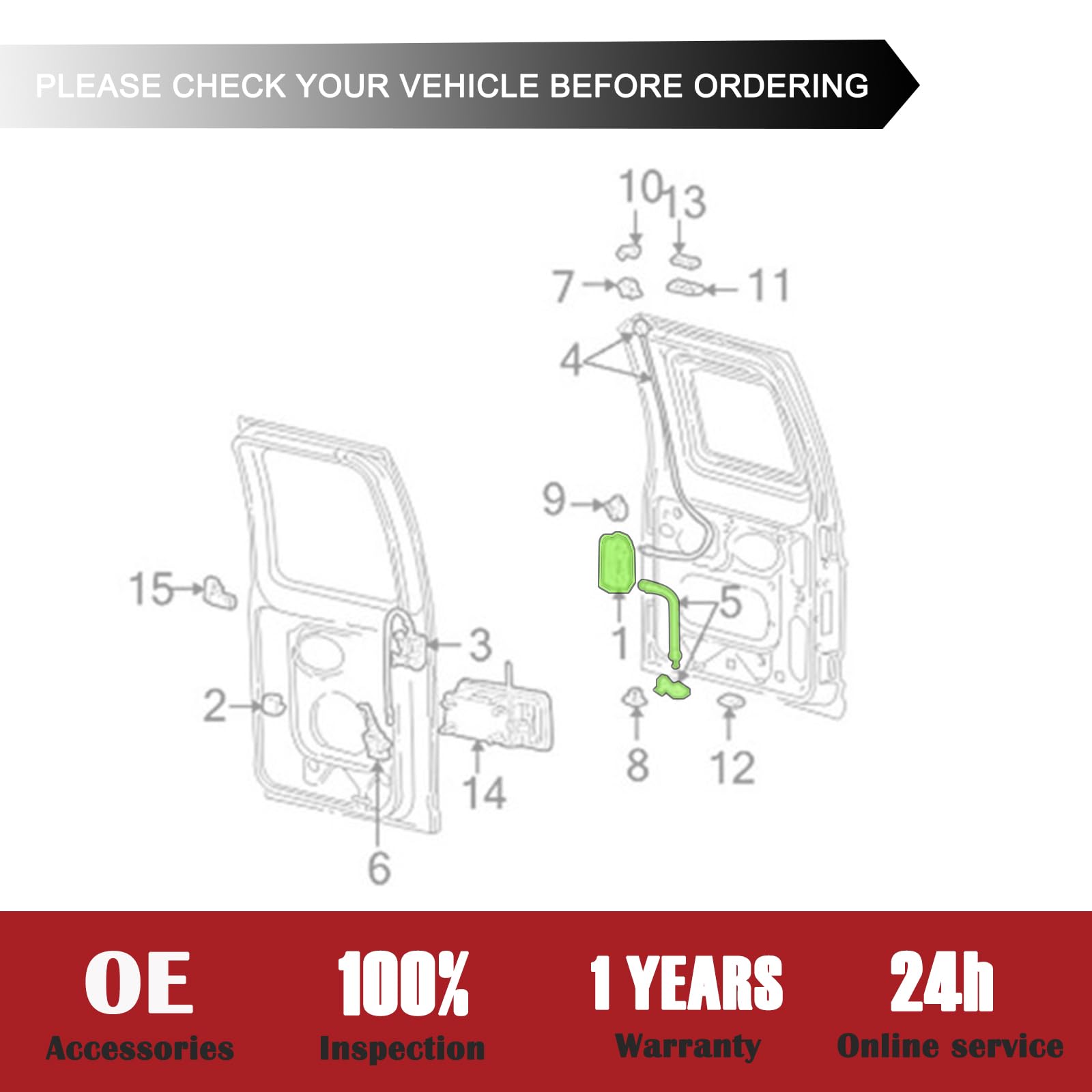 TQPONLY metal texture and hardware detail demonstrating corrosion resistance benefit