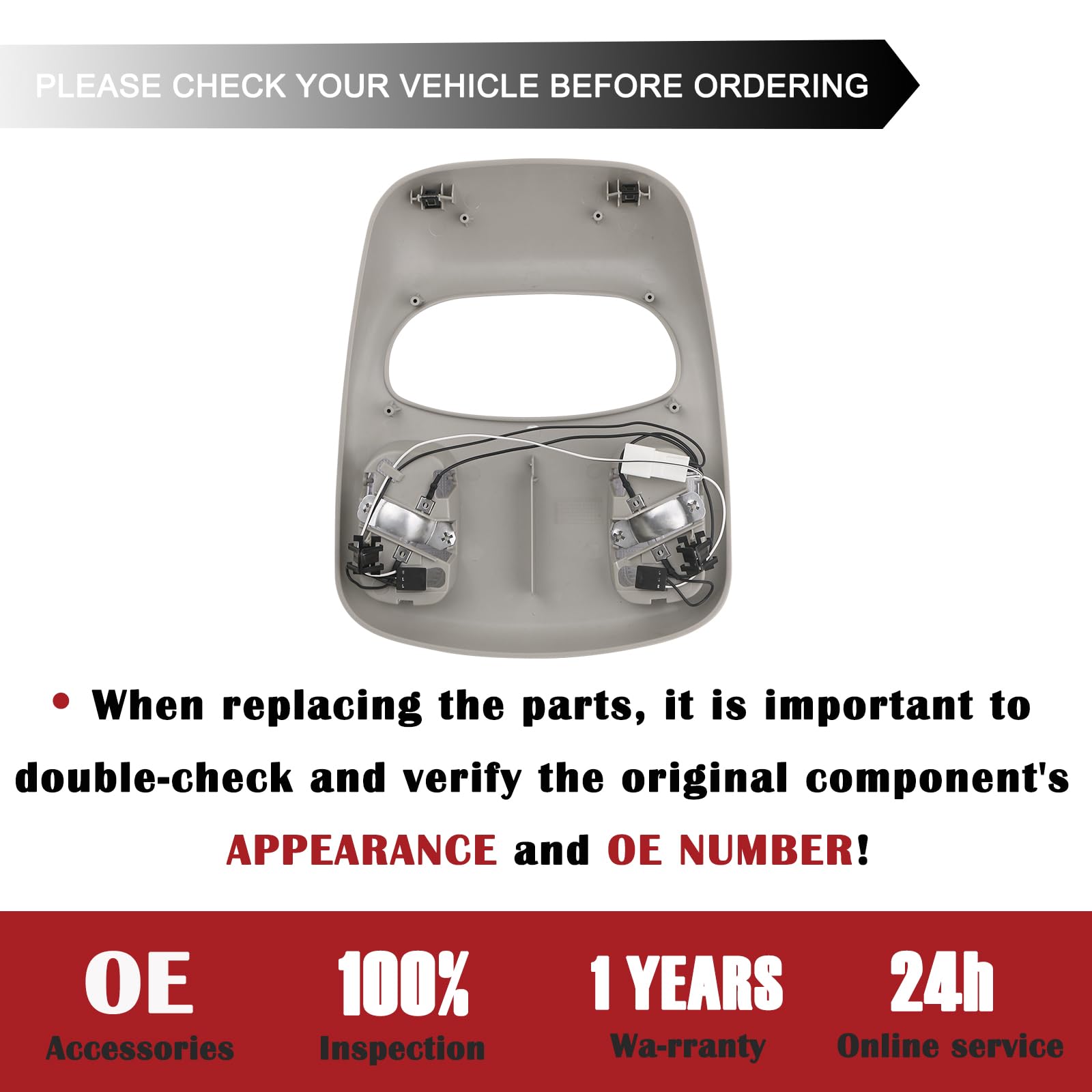 TQPONLY close-up of part number label verifying compatibility and correct replacement