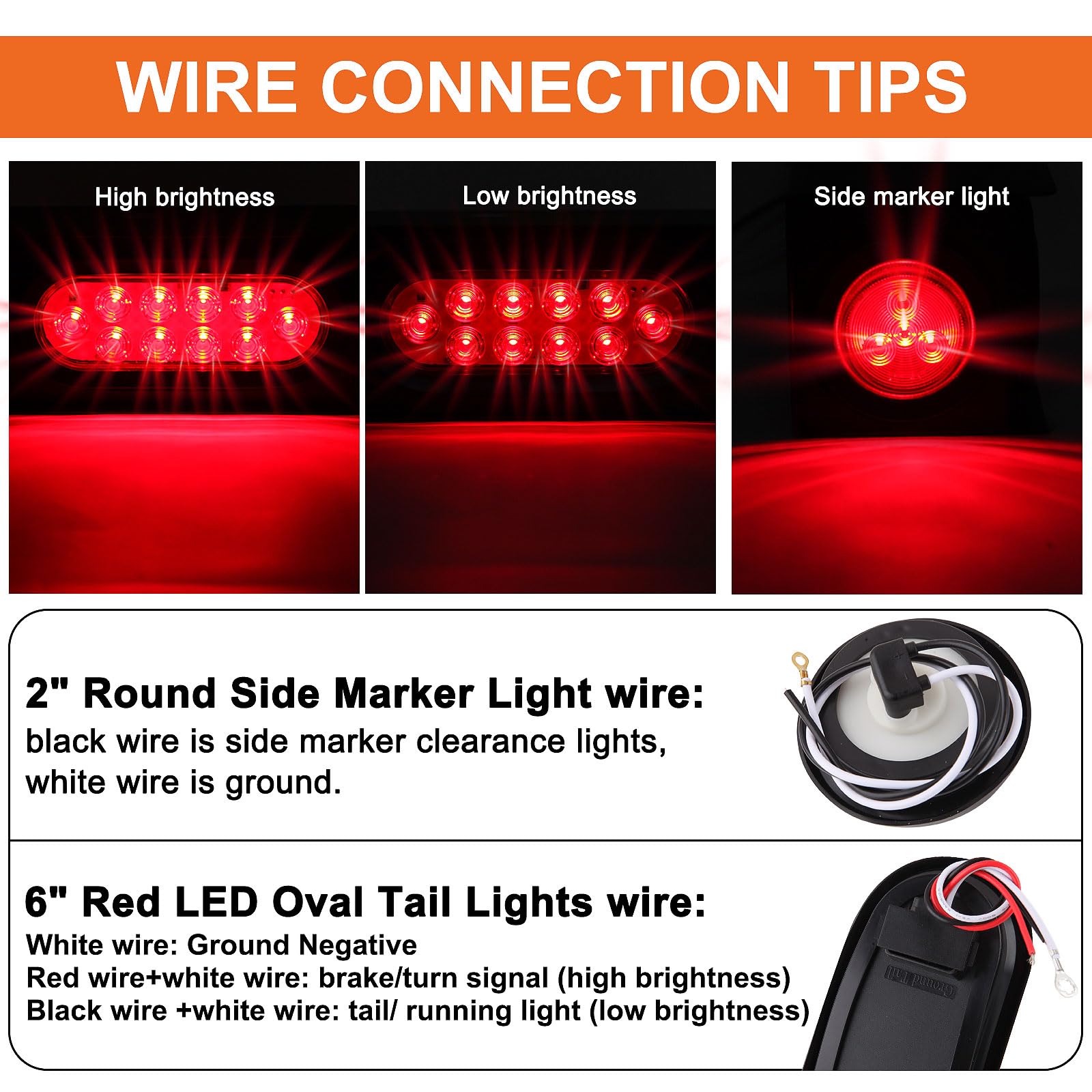 Traberm 2-inch round marker light detail showing sealed weatherproof design