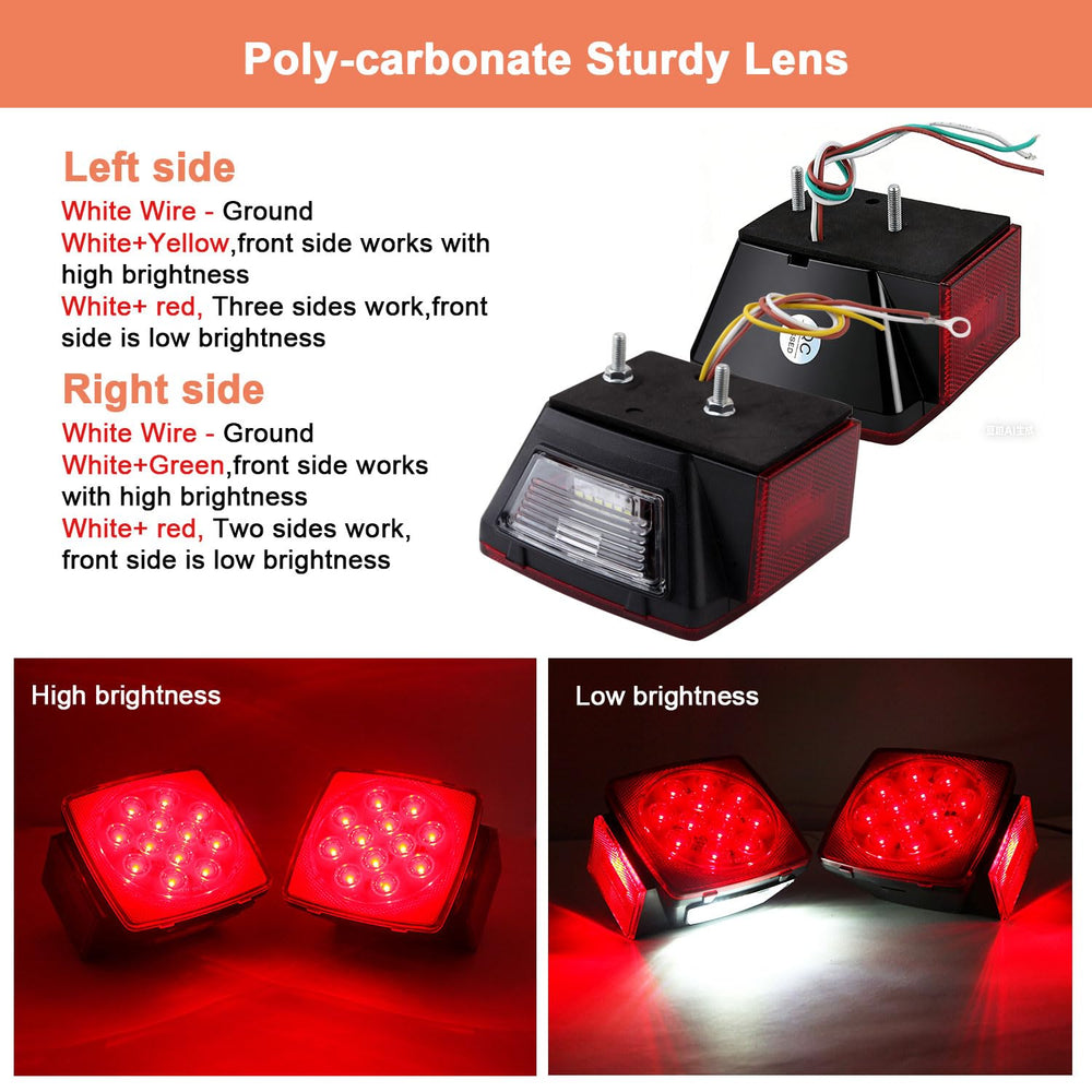 Traberm mini oval side marker detail showing sealed LEDs for improved side visibility