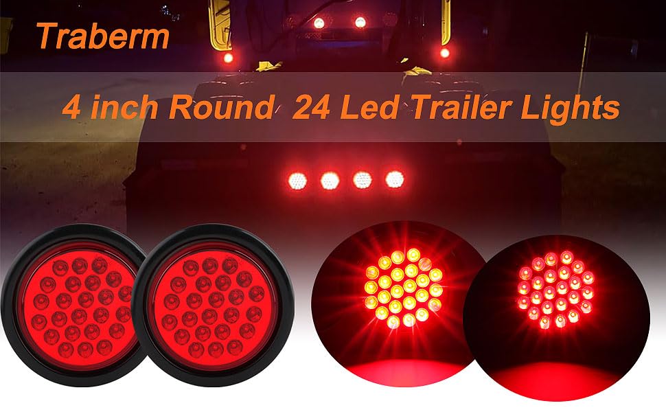 Traberm kit layout with six lights and accessories showing complete installation set