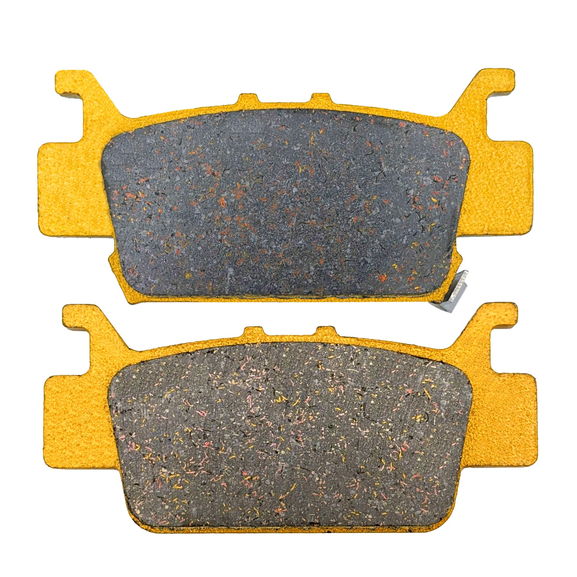 Traild pads installed on rear caliper of Honda Talon showing reliable stopping power