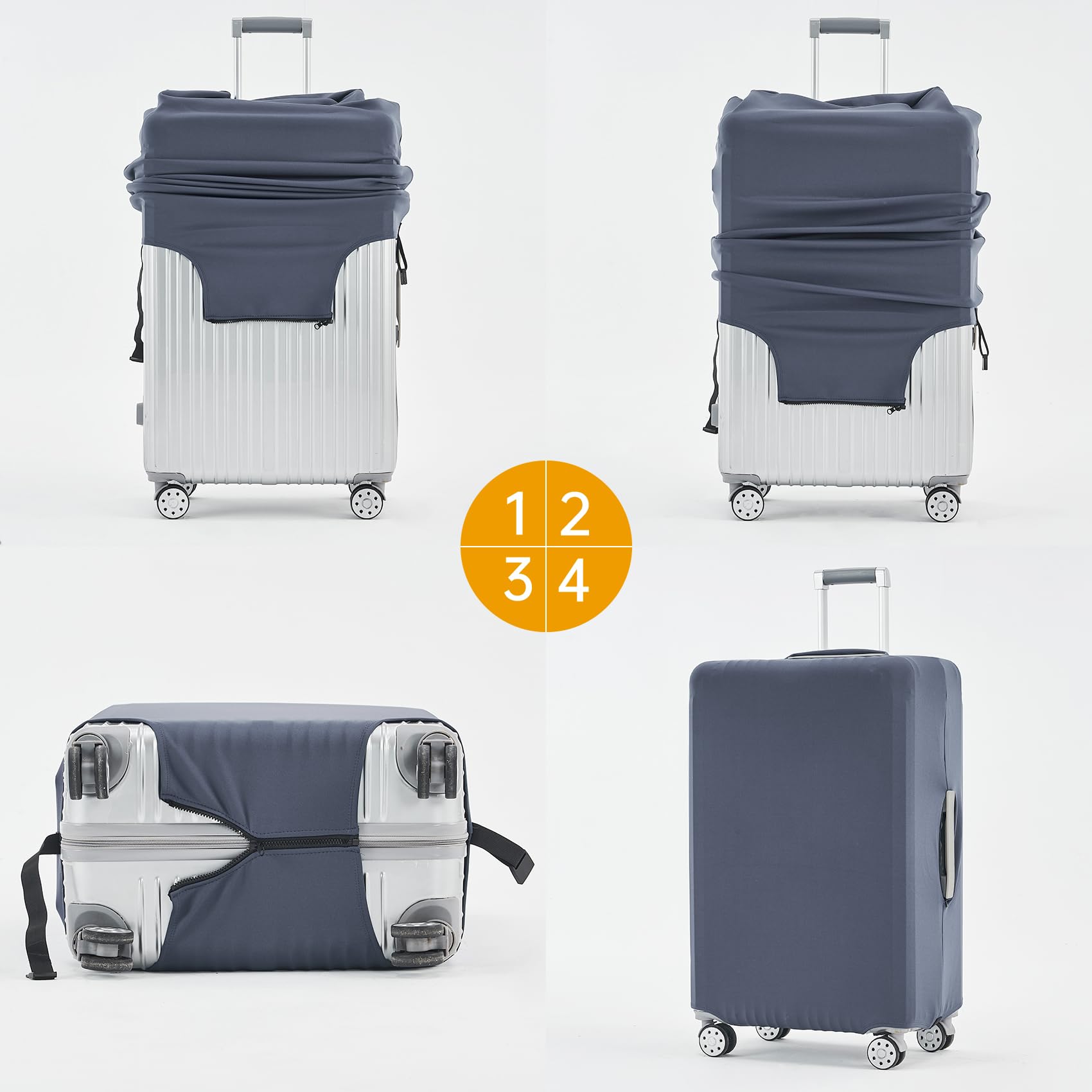 TRAVELKIN three-size comparison to choose correct suitcase fit