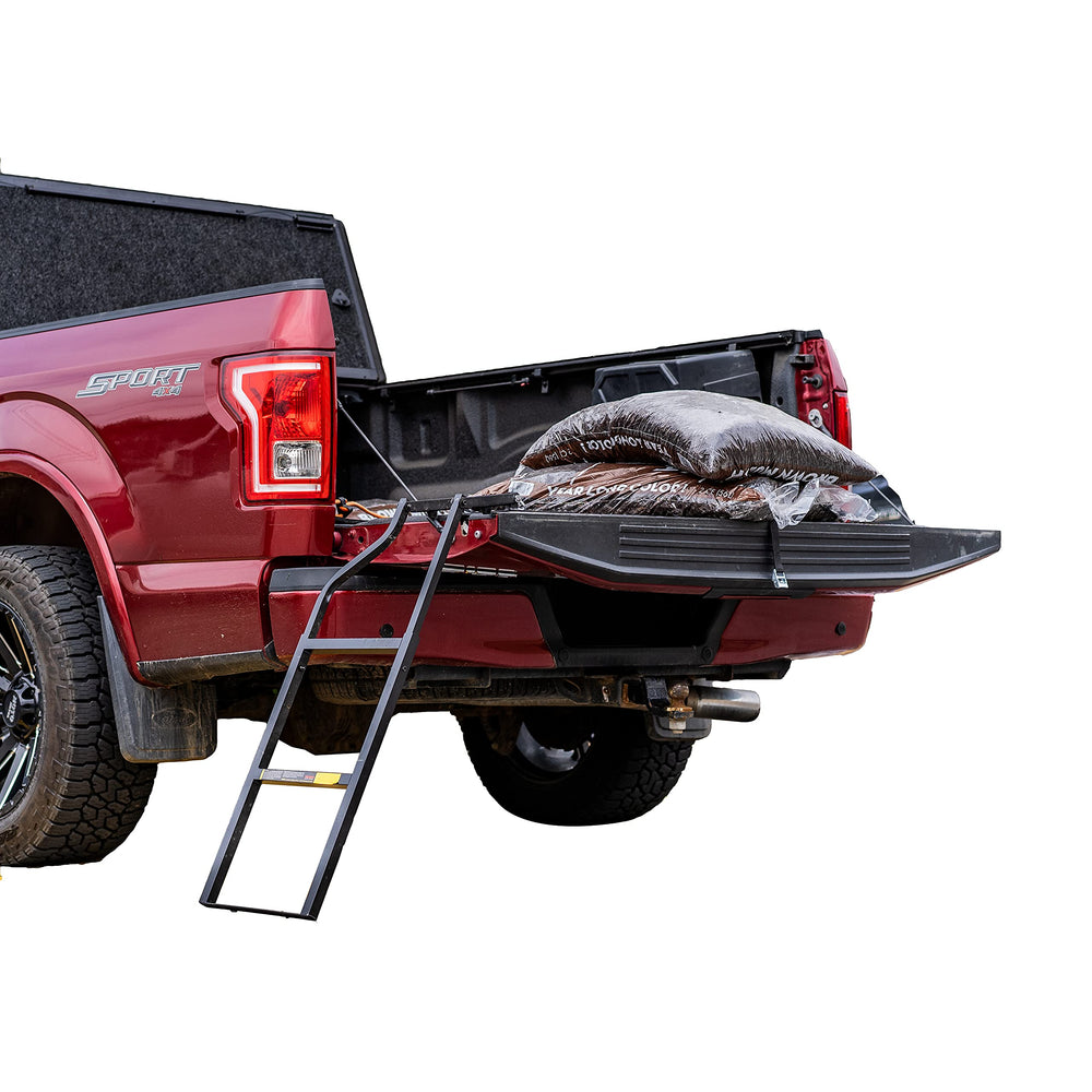 Traxion ladder front view showing robust frame and clear fit benefit