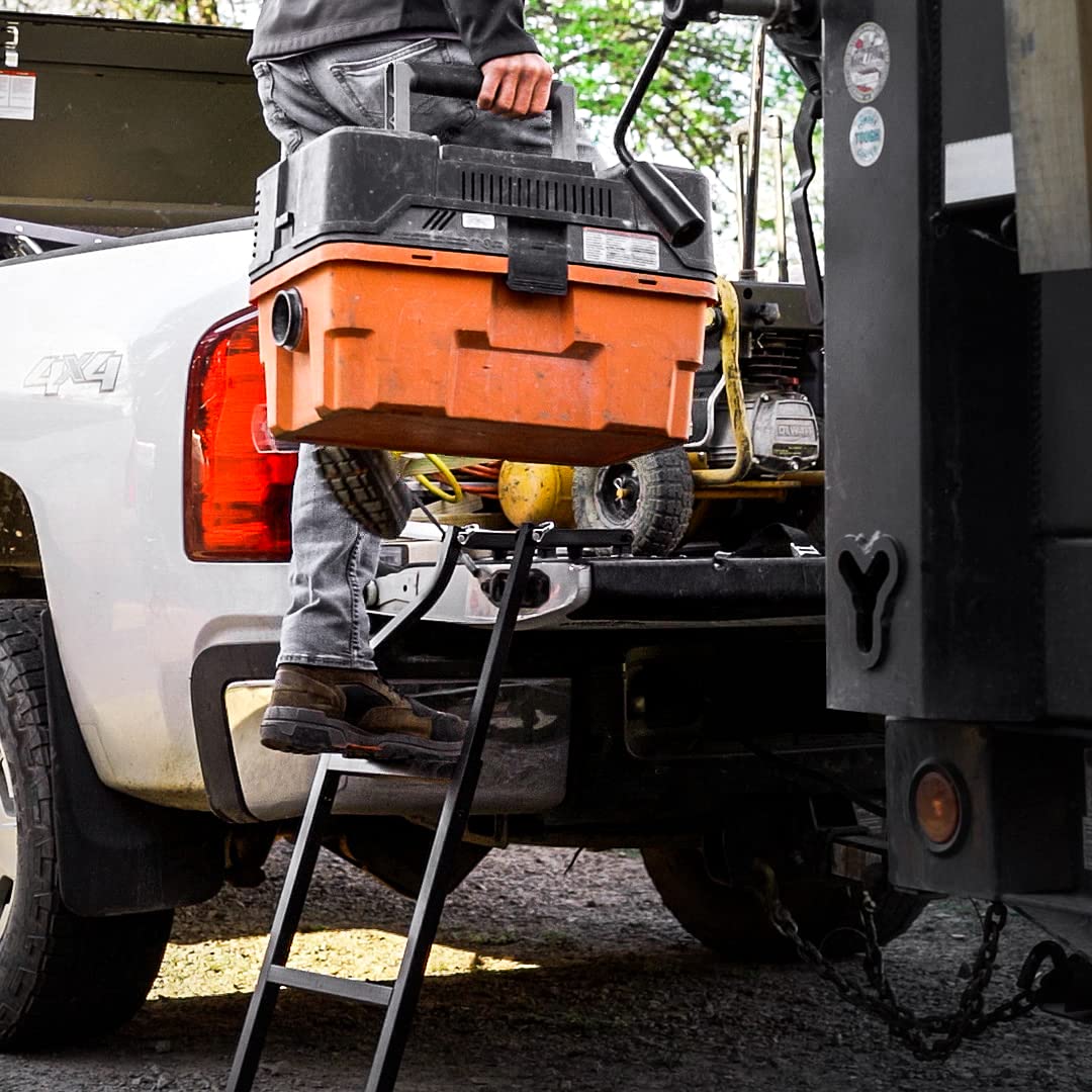 Traxion ladder label showing 300 lb capacity for reliable load support benefit