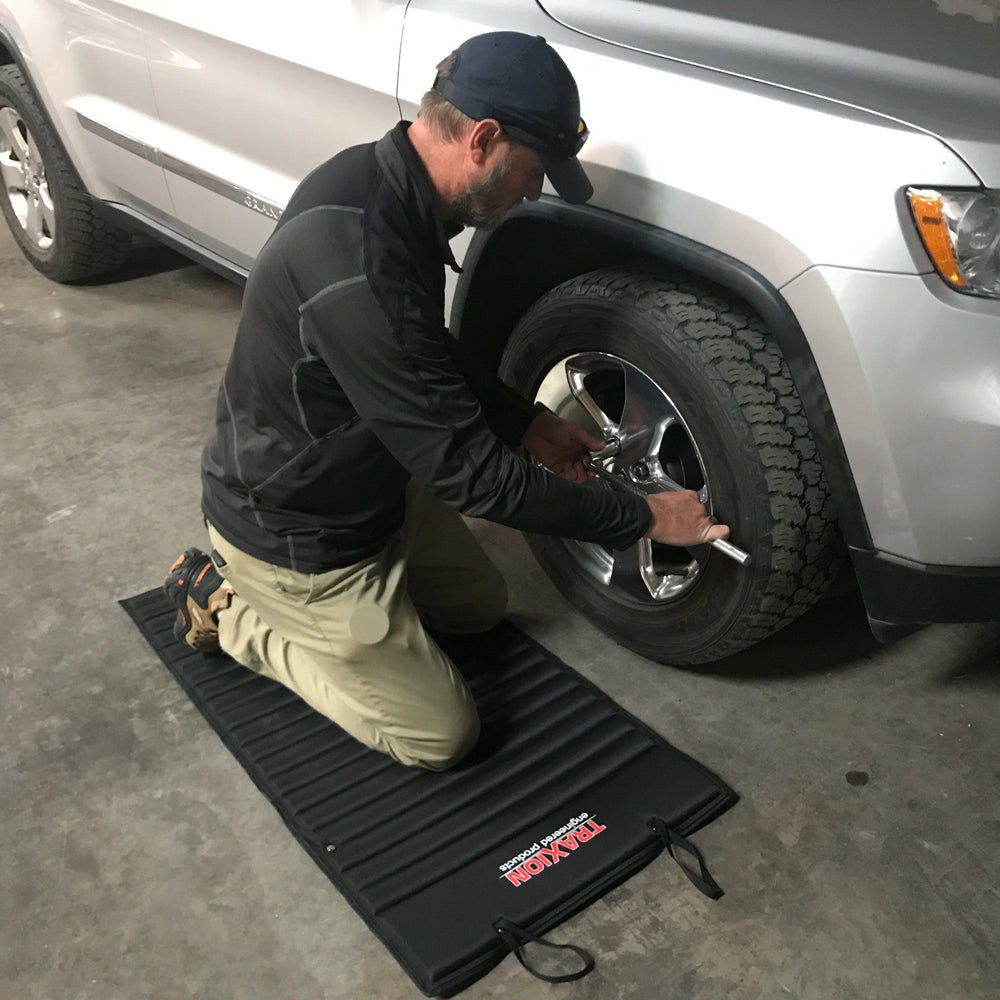 Traxion VersaMat foam edge close-up highlighting firm support