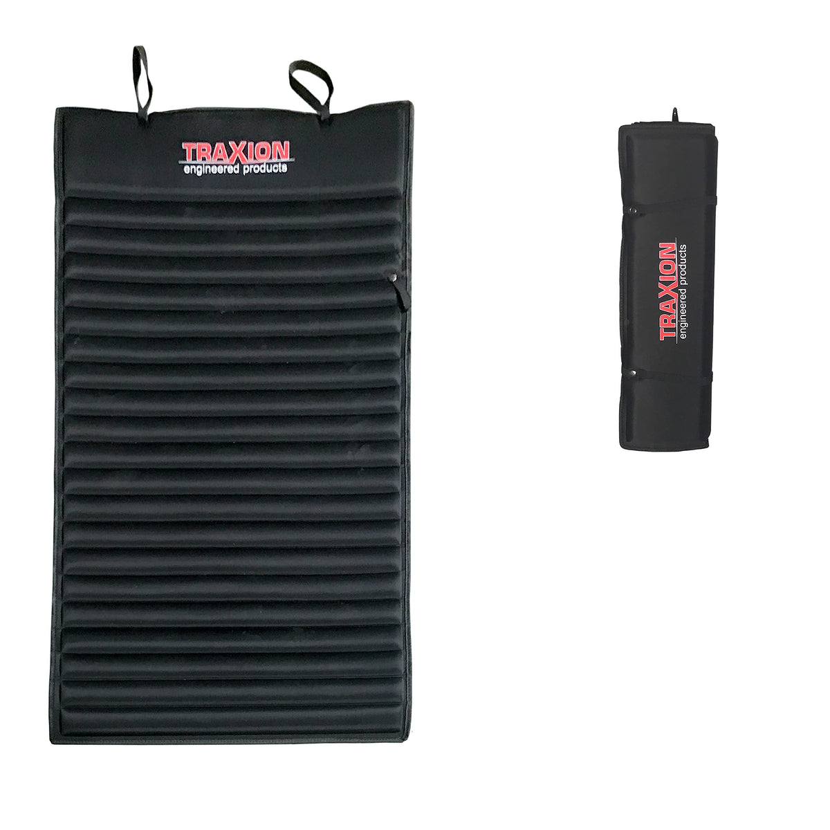 Traxion VersaMat front view showing full mat and coverage benefits